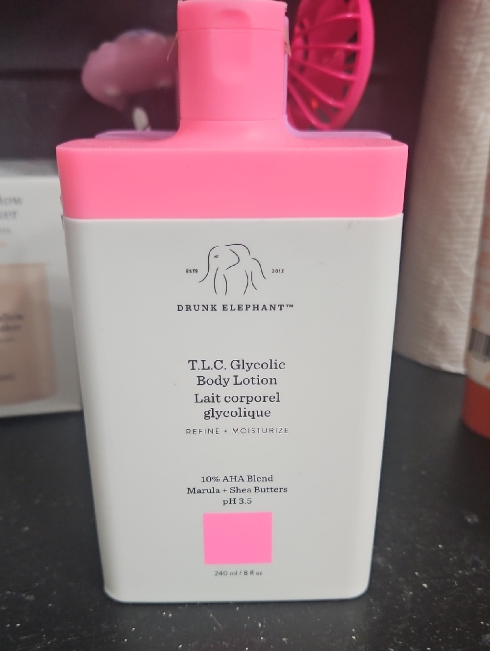 Drunk Elephant T.L.C. Glycolic Body Lotion - Pink & White